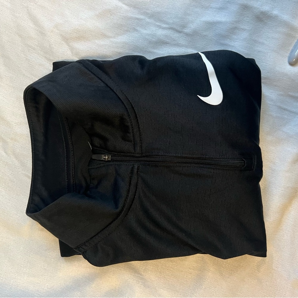 Nike Dri-Fit Black 1/4 Zip Pullover — Size M - Picture 5 of 5